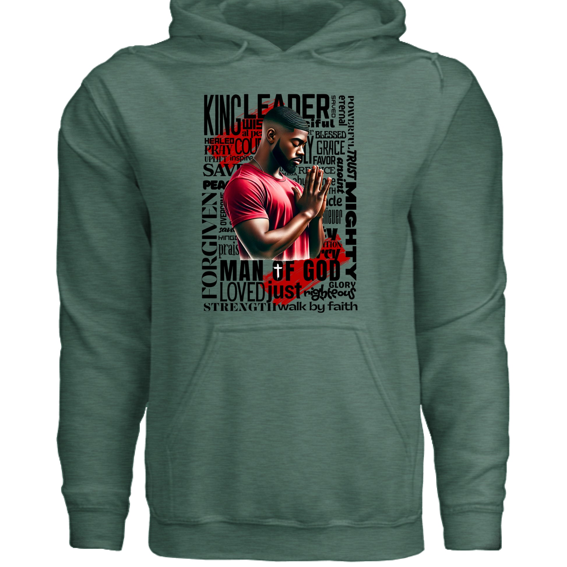 Heather Sport Dark Green - FRONT